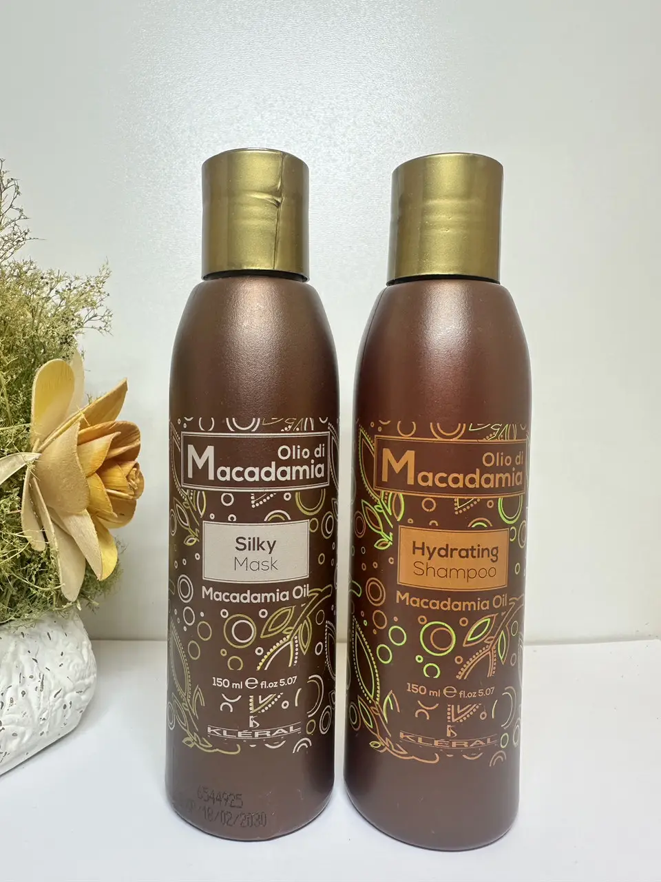 Набір для зволоження волосся шампунь та маска макадамії Kleral System Macadamia Kit (shmp/150ml + mask/150ml)