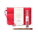 Набір для макіяжу губ Snow-Kissed Holiday Kiko Milano косметичка - BTS BeautyToSale