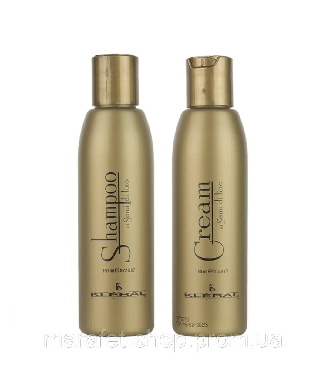 Шампунь та маска для відновлення волосся Kleral System Semi Di Lino (шампунь 150 мл + маска 150 мл)