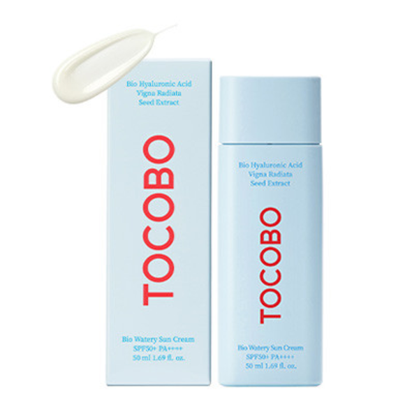 Зволожуюче крем-молочко з максимальним захистов від сонця, TOCOBO BIO WATERY SUN CREAM SPF50+ 50мл - BTS BeautyToSale
