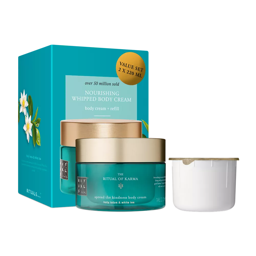 Крем для тіла +запаска, Karma Body Cream and Refill Pack Rituals, Нідерланди