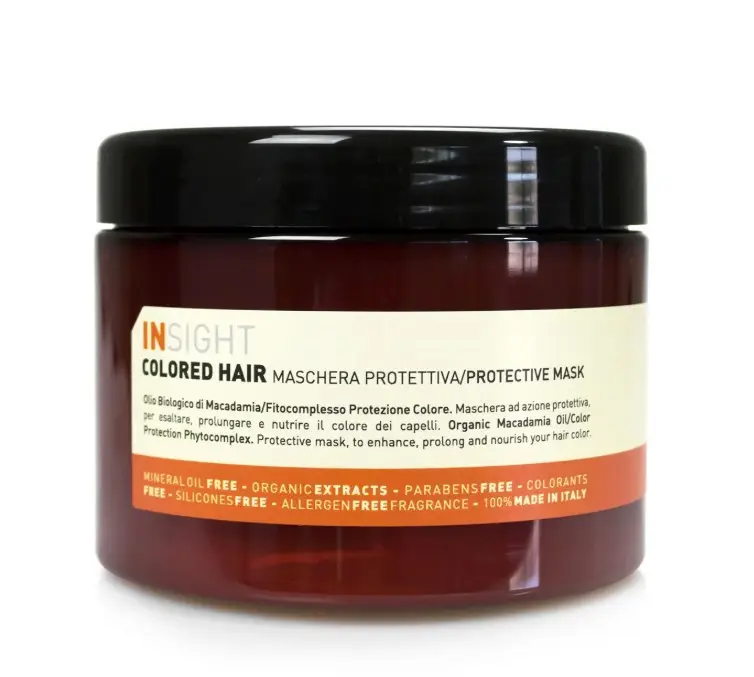 Insight Маска для захисту кольору фарбованого волосся Colored Hair Protective Mask 500 мл - BTS BeautyToSale