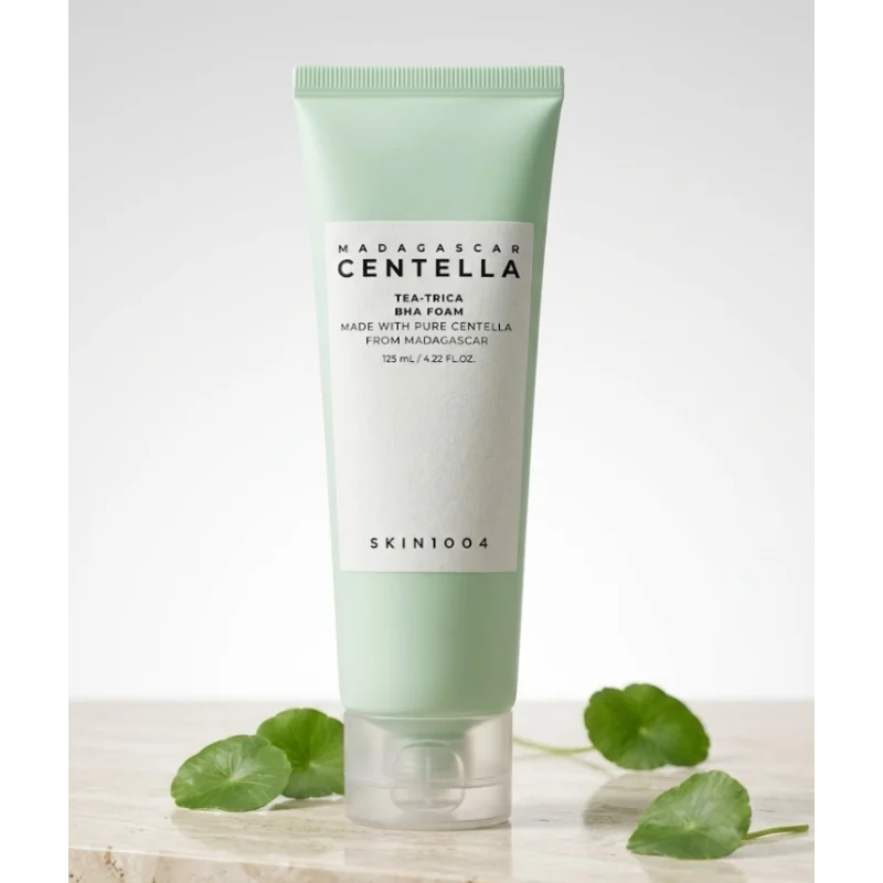 Пінка для вмивання SKIN1004 Madagascar Centella Tea Trica BHA Foam із саліциловою кислотою 125ml