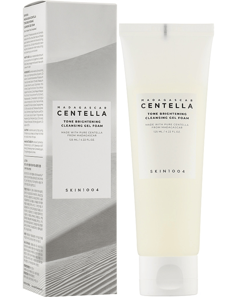 Очищувальна гель-пінка SKIN1004 Madagascar Centella Tone Brightening Cleansing Gel Foam 125 мл