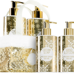 Набір Мило & лосьйон для рук Golden Glitters Vanilla & Patchouli Vivian Gray, 2 х 250 мл