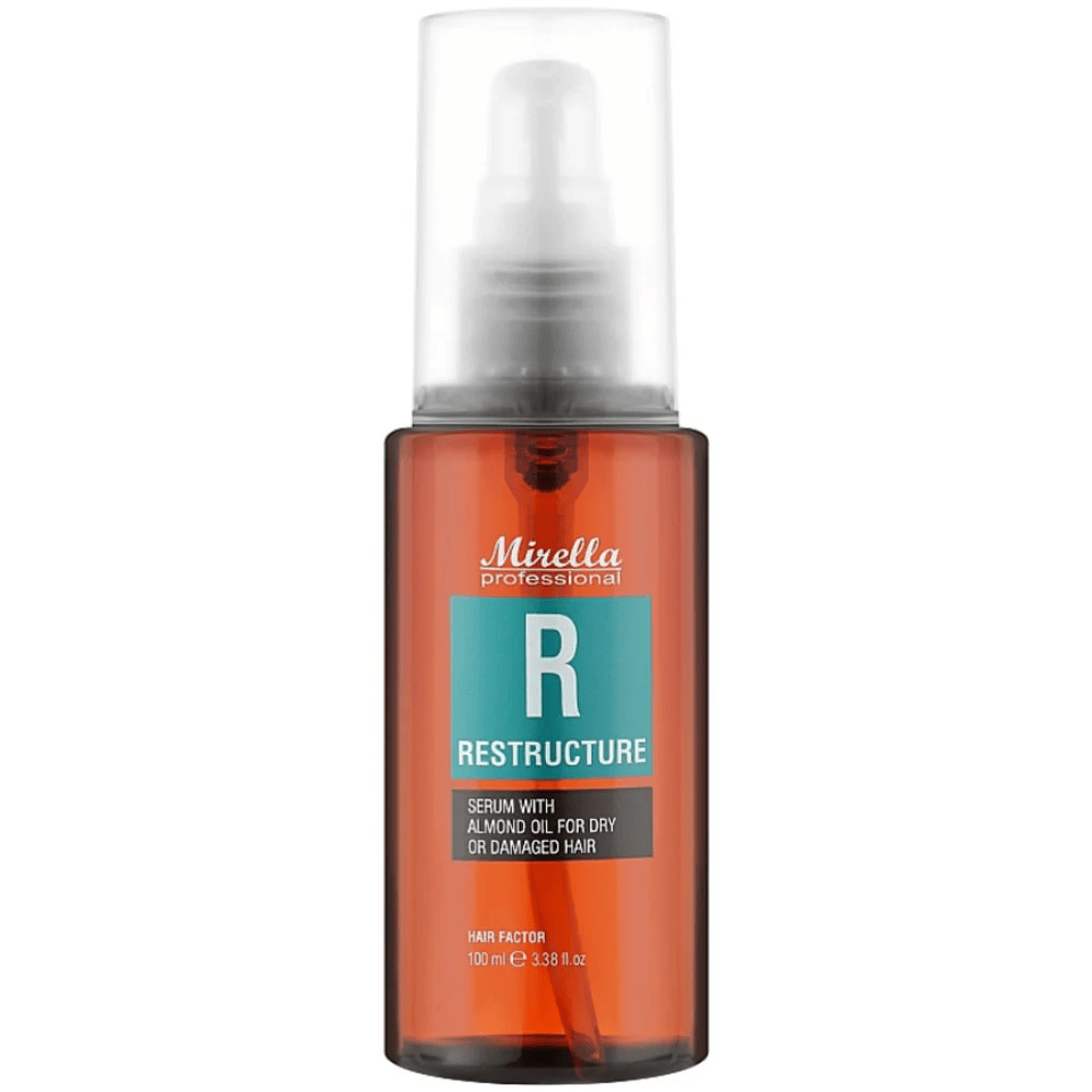 Сироватка Mirella Professional R Resrtructure Serum для сухого або пошкодженого волосся, з мигдальною олією, 100 мл