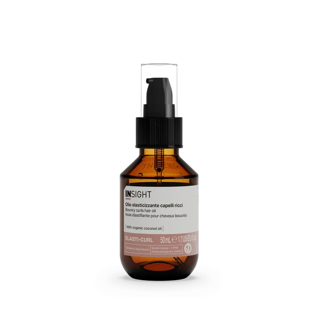 Олія для пружності та блиску кучерявого волосся Insight Elasti-Curl Bouncy Curls Hair Oil, 50 мл