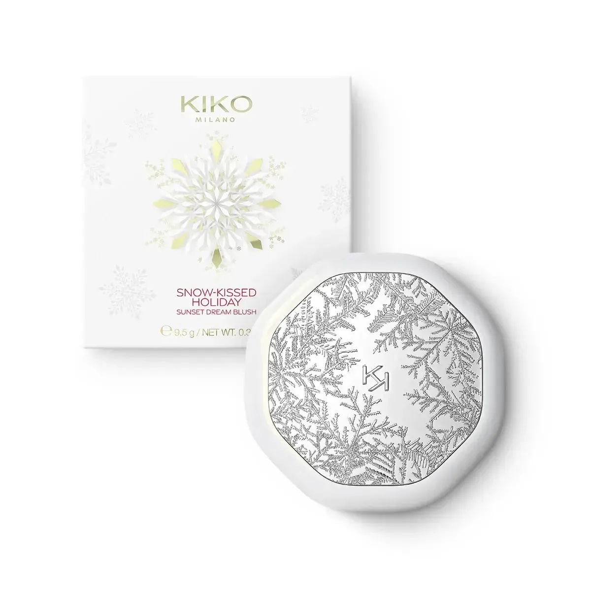 Рум’яна з шовковистою текстурою Kiko Milano Snow-Kissed Holiday Sunset Dream Blush тон 01. 9,5 г
