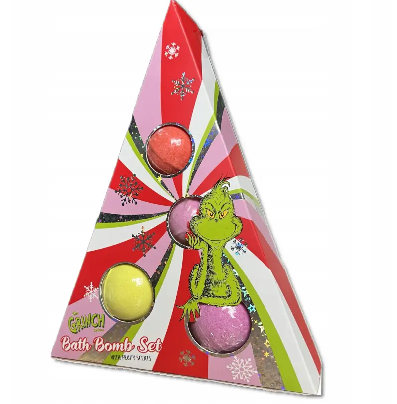 Подарунковий набір бомбочок для ванни Grinch 4 шт