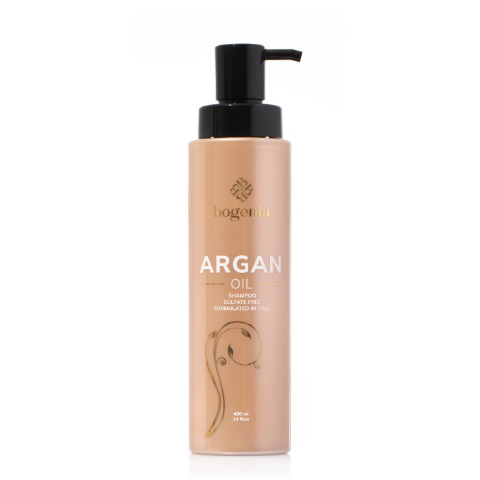 Шампунь для волосся Argan Oil Shampoo Bogenia, 400 мл, Китай