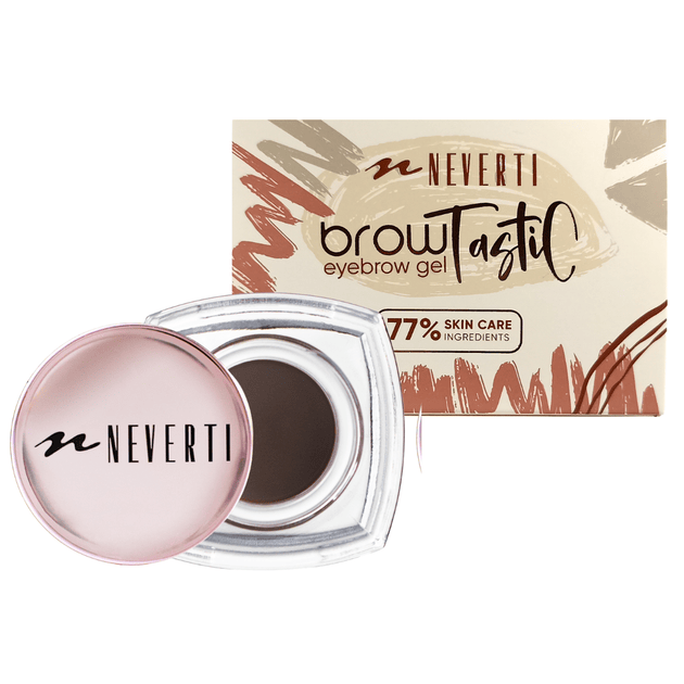 Гель, помадка для брів Neverti NP600, 3,5 г, 001 latte light Бежевий