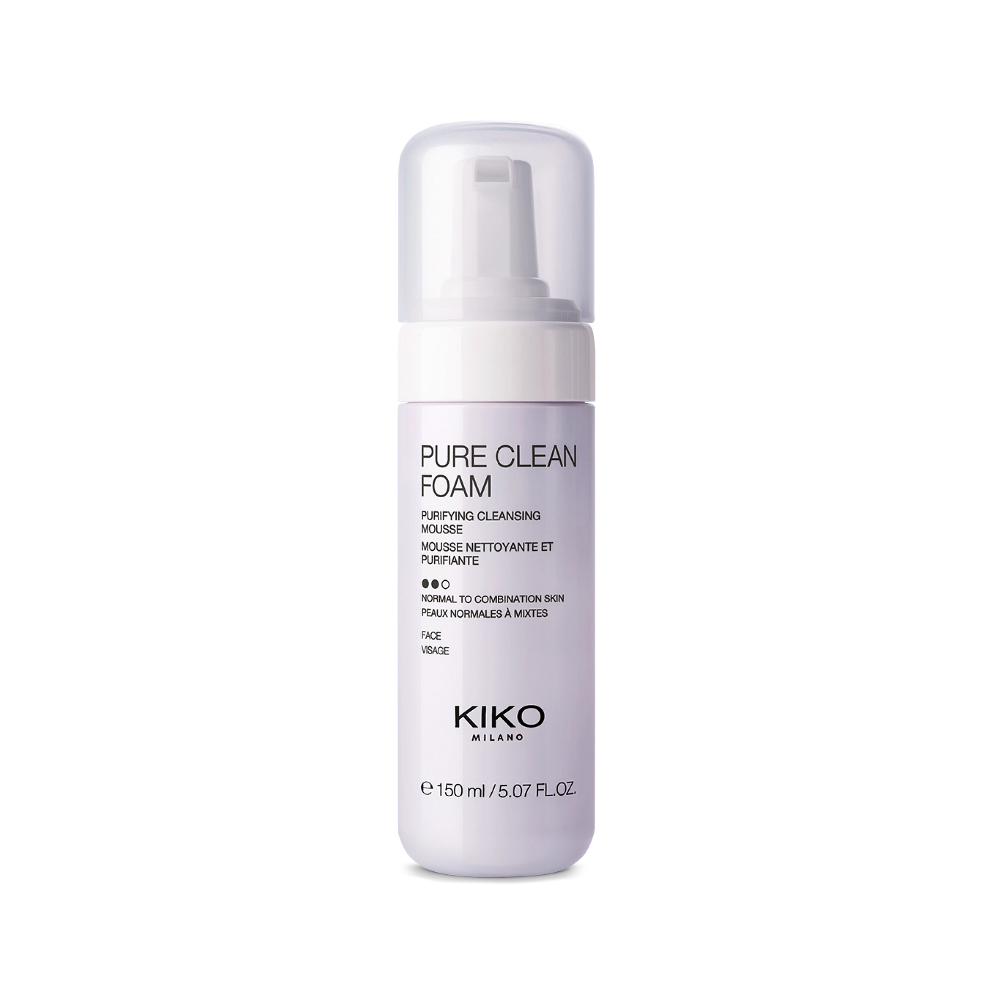 Пінка Kiko Milano Pure Clean Foam очисний мус для обличчя, 150мл