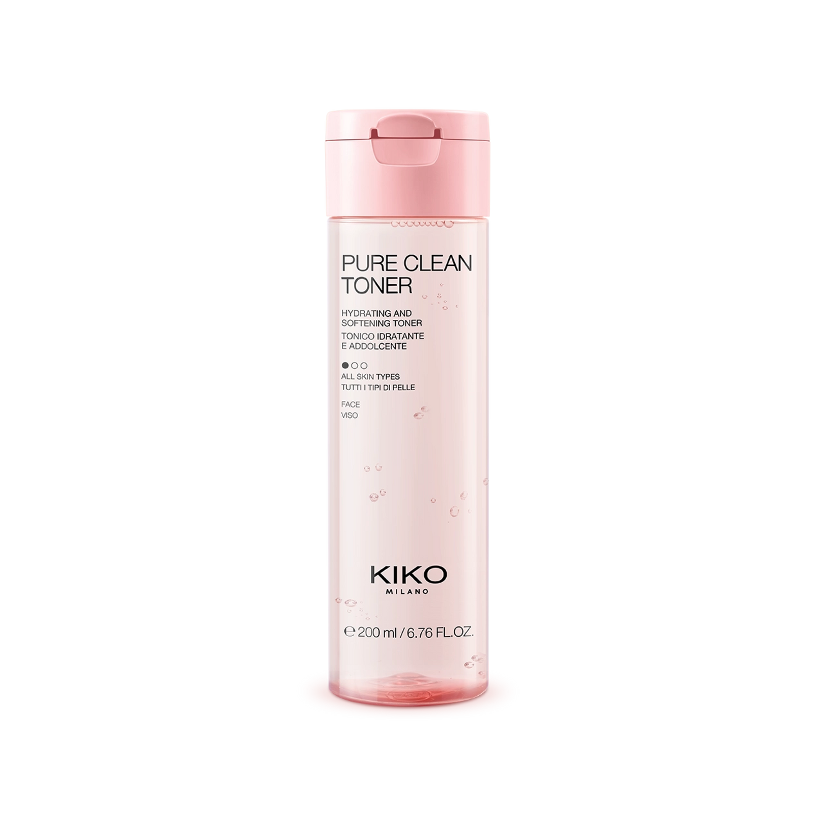 Тонер для обличчя Kiko Pure clean toner Hydrating and softening toner, 200мл