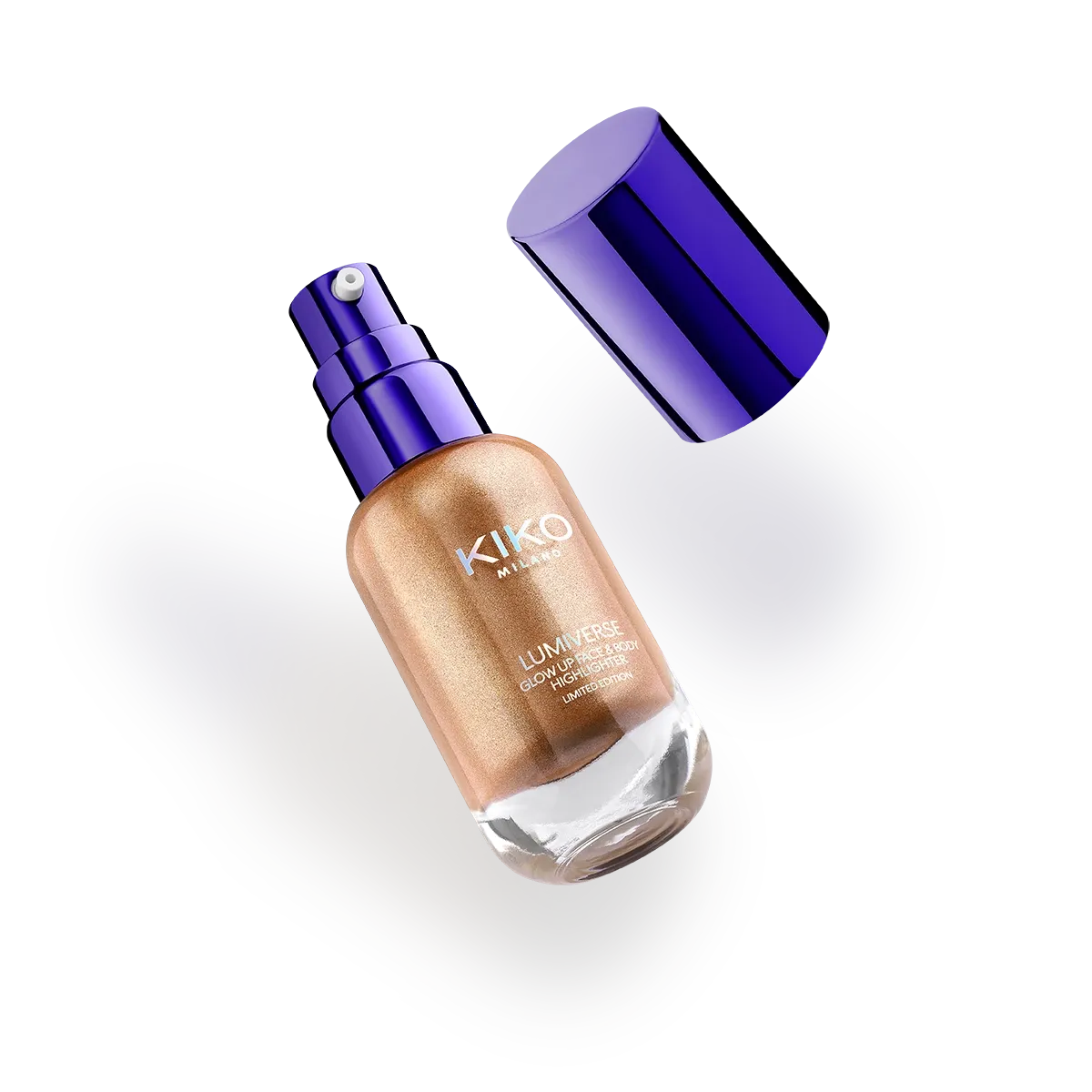 Хайлайтер для обличчя та тіла Kiko Lumiverse Glow Up Face & Body Highlighter, 30мл - BTS BeautyToSale